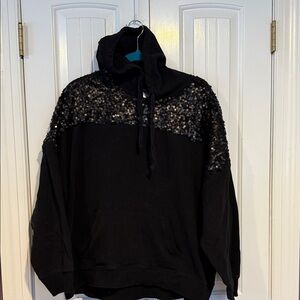 Torrid Super Soft Black Fleece Hoodie